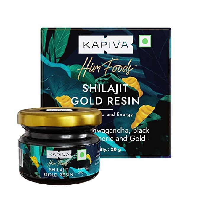 Shilajit Gold Resin - 20g | Helps in Boosting Stamina | Contains 24 Carat Gold | 100% Ayurvedic