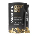 ANECDOTE Himalayan Shilajit Honey Sticks with Organic Honey & Saffron | Boosts Stamina | Supports Immunity | 75% Fulvic Acid, 85+ Trace Minerals | No Added Sugar | 30 Sticks