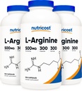 Nutricost L-αργινίνη 500mg, 300 κάψουλες (3 φιάλες)