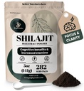 Shilajit Powder for Men 10:1 Extract 5 Ounce Bag 282 Servings Fulvic Acid Powder Extract, Immune Support Energy Supplement, Shilajit for Men Mineral Compound Raw Shilajit Contains Maltodextrin