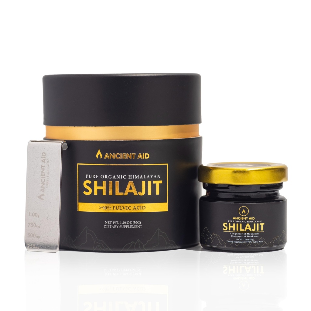 The Most Potent Shilajit – 100% Pure Organic Himalayan Shilajit Resin | 90%+ Fulvic Acid 87+ Trace Minerals | Maximum Strength for Men & Women | Supports Energy & Focus | 60 Servings | USA Lab Tested