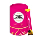 500MG Pure Himalayan Shilajit Honey Sticks with Saffron,Shilajit Honey Sticks for Women with 75%+ Fulvic Acid,85+ Trace Minerals for Enhance Energy&Strength&Immune,Strawberry Honeysticks 30 Sticks