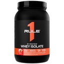 Rule 1 Proteins R1 Protein Whey Isolate - with 25g Protein & 6g BCAA Exclusively from Isolated & Hydrolyzed Sources for Workout Recovery (2 Pounds, Strawberry Banana)