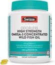 Swisse Wild Fish Oil Omega 3 Συμπληρώματα για γυναίκες και άνδρες 