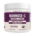 Mannose-C - Organic D Mannose Powder + Whole Food Vitamin C, Natural UTI Support Supplement to Flush & Cleanse Urinary Tract, Certified Organic Urinary Health for Women, Vegan, Non-GMO (60 Servings)
