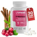 Urinary Defense D-Mannose Supplement - Urinary Health for Women - Optimized Clinical Strength Formula Cleanses, Flushes and Rebuilds The Urinary System