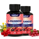 D-Mannose Supplement – 1000mg Capsules with Cranberry, Vitamin C, Hibiscus & Dandelion Extract, Support Urinary Health, D Mannose & Cranberry Capsules, 90 Count(Pack of 2)