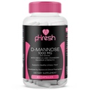 pHresh D-Mannose with Cranberry Capsules for Women and Men, Maximum Strength 1000 mg Per Serving - Supports: Urinary Tract Health - Made in The USA