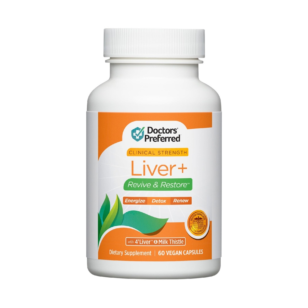 ΠΡΟΓΕΜΙΣΜΕΝΟ Ήπαρ + Revive & Restore 10-σε-1 Formula με Κλινικά Επικυρωμένο 4’Liver και Milk Thistle 