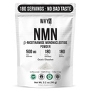 Pure NMN Powder Nicotinamide Mononucleotide Quick Dissolved NMN Supplement Powder 100% Unflavored NMN Supplement Supports NAD+ Levels Vegan Friendly Non-GMO, 180 Servings, 3.2 oz (90g)