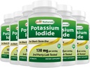 Best Naturals Ιωδιούχο κάλιο 130 mg ανά σερβιρίσματος - Συμπλήρωμα διατροφής, 90 δισκία (6)