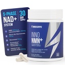 InnoSupps Inno NMN+ Supplement 500mg NAD Booster for Brain Function, Anti Aging & Cell Regeneration, Supports Cellular Energy, Muscle & Heart Health, w/Resveratrol, Niacin, & Vitamin C - 30 Servings
