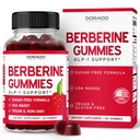 Βερβερίνη Gummies με Ceylon Κανέλα (1,200mg) Premium ζάχαρη-ελεύθερος Βερβερίνη Ceylon Κανέλα συμπλήρωμα για ενήλικες - τρίτο μέρος δοκιμαστεί, μη ΓΤΟ & Made in USA - 60 Count Chewable Gummies