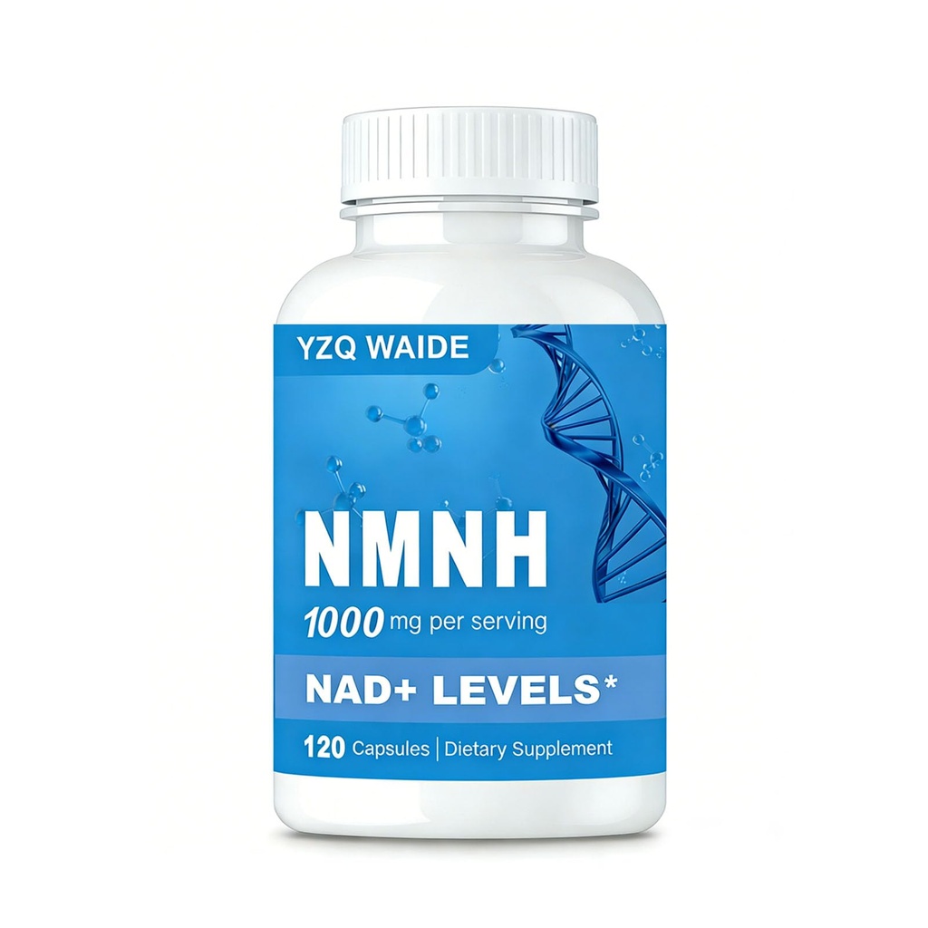 NMNH (Dihydronicotinamide Mononucleotide), 1000mg NMNH Supplement to Boost NAD+ Levels Resveratrol Supplement with Quercetin for Energy, Aging, Non-GMO, Gluten Free, 120 Capsules