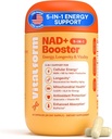 NAD+ Supplement with NMN & Nicotinamide Riboside (NR) – Advanced Cellular Energy & Healthy Aging Complex – with Resveratrol, CoQ10, Quercetin & BioPerine – 60 Vegan Capsules