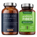 Vitamin Bounty Probiotic Bundle – Pro-100 (100 Billion CFU) + Pro-50 (50 Billion CFU) – 13 Strain High Potency Probiotics for Digestive, Gut & Immune Support – Delayed Release Capsules – Men & Women