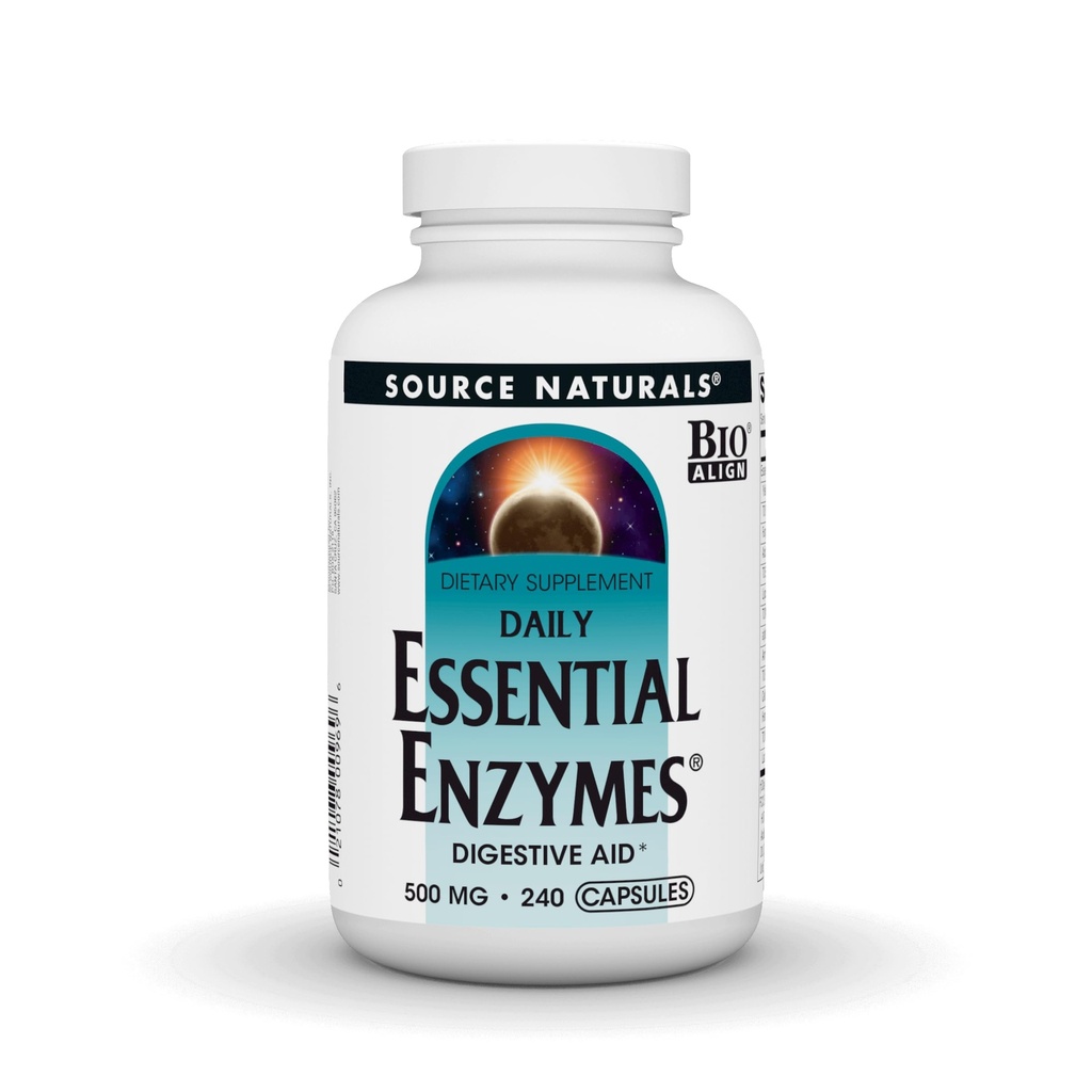 Source Naturals Essential Enzymes Digestive Aid* - 500mg - 240 Κάψουλες