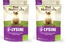 Pet Naturals Lysine for Cats,Chicken Flavor,60 Chews - Immune and Respiratory Support for Cats - No Wheat or Corn - Vet Recommended,(Pack of 2)