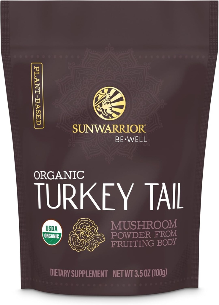Sunwarrior Organic Turkey Tail Mushroom Powder 