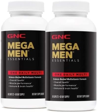 GNC Mega Men Essentials One Daily Multivitamin 