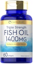 Carlyle Omega 3 Fish Oil 1400 mg | Triple Strength | 60 Softgels | High Potency with EPA & DHA | Non-GMO, Gluten Free Supplement