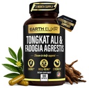 Earth Elixir Fadogia Agrestis & Tongkat Ali for Men & Woman – Natural Testosterone Supplement for Men - Made in USA & 3rd Party Tested – Δύναμη, Ενέργεια & Ζωτικότητα - Longjack – 3 Μήνες Προσφορά