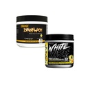 CONTROLLED LABS White Wire Pre-Workout Lemonade with Creatine & Citrulline (30 Servings) + Orange Brainwash Nootropic Lemon Frost (20 Servings) – Energy, Focus & Endurance Bundle