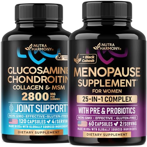 NUTRAHARMONY Glucosamine Chondroitin & Menopause Capsules