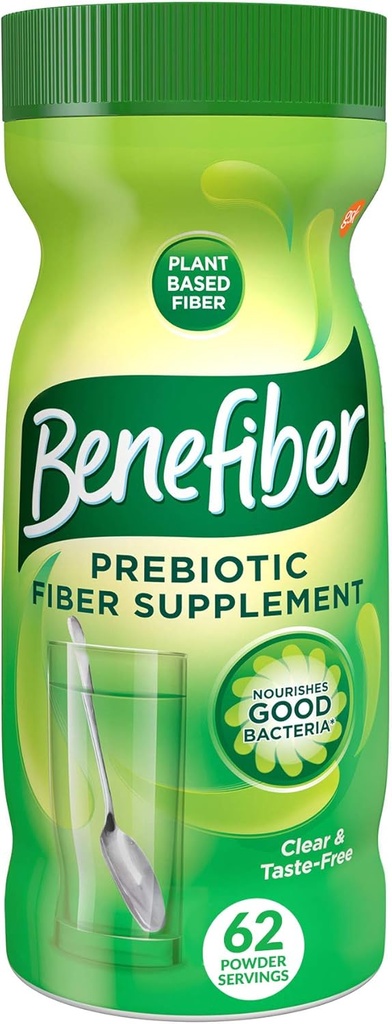 Beneiber Καθημερινή Prebiotic Fiber Supplement Powder για Digestive Health, Daily Fiber Powder, Unflaved - 62 Υπηρεσίες (8,7 Ουγγιά)