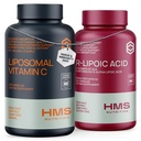 HMS Nutrition R-Lipoic 120ct & Liposomal Vitamin C