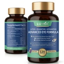 Lutein 40mg & Zeaxanthin 8mg Eye Vitamins, with Astaxanthin, Bilberry, Taurine, Vitamins A C E Zinc, Blue Light & Macular Support, 120 Veggie Capsules