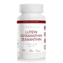 Lutein Astaxanthin Zeaxanthin, Eye Health Support Supplement, 2 in 1 Antioxidant Formula with Lutemax and AstaReal, with Extra Virgin Olive Oil, 30 Softgels