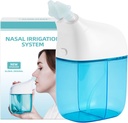 Nasal Irrigation System, Nasal Rinse Machine, Sinus Rinse Machine, Sinus Cleaner Machine with Water Tank & Waste Collection Tank - Nose Cleaner for Sinus,Sinus Adult,Allergy Relief - Blue
