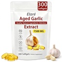 Elare Aged Garlic Extract - Odorless, Organic Garlic Extract Capsules | Heart & Immune Antioxidant Supplements, Vegetarian, All-Natural, Non-GMO, 300 Softgels