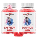 Saffron Gummies for Adult Kids - Βιολογικό συμπλήρωμα εκχυλίσματος Saffron για άνδρες Γυναίκες Ζάχαρη Δωρεάν για την ισορροπία Mood Υποστήριξη για τον ύπνο Μεταβολισμός με βιταμίνες Μη ΓΤΟ Φράουλα Γεύση 60 ημέρες προσφοράς