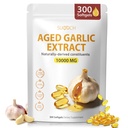 Aged Garlic Extract - 300 Count Aged Garlic Supplements for Daily Wellness & Cardiovascular Wellness Routines, Non-GMO, All-Natural Softgels, Pure Antiox Wellness