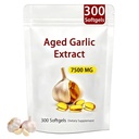Elare Aged Garlic Extract, 300 Count 7500mg Odorless Organic Garlic Supplement for Heart & Immune Support, 2 Years Aged Garlic Extract, Vegetarian, Non-GMO, All-Natural, Antioxidant Wellness (1)