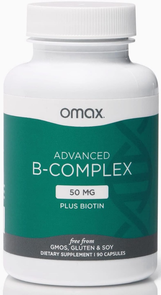 Omax3 Advanced Vitamin B Complex 50MG με Biotin 