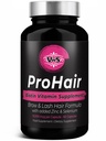 VWS Biotin 10.000 mcg Συμπλήρωμα διατροφής w/Zinc & Selenium για την προώθηση της παχιά ανάπτυξη των μαλλιών, ισχυρότερα νύχια & υγιή δέρμα για γυναίκες και άνδρες, 60 κάψουλες Vegan