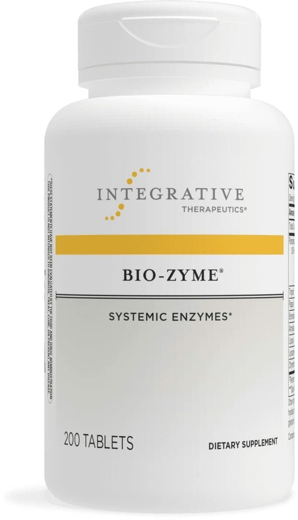 Integrative Therapetics Bio- Zyme - Παγκρεατικό Ένζυμο Σύμπλεγμα για Επιπεφυκτική Υποστήριξη* - Υποστηρίζει Υγιεινή Διέγερση* - Μη αραιωμένο Παγκρεατικό εκχύλισμα - 200 Δισκία (100 Σερβιέτες)