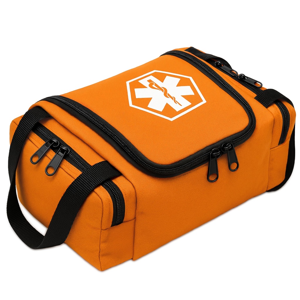 Dixie EMS Dixigear Empty First Responder II Bag 10.5" x 5" x 8" - Orange