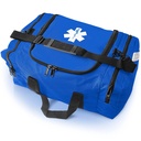 ASA TECHMED Large EMT First Responder Trauma Medical Bag Empty for Home 21x12x9 Inches, Office, School, EMTs, Paramedics, First Responders, Blue
