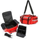 Medical Bag Empty First Aid Bag,First Responder Bag, First Aid Carrier for EMT, EMS, Paramedics and Emergency Medical Supplies Kit(Bag Only)