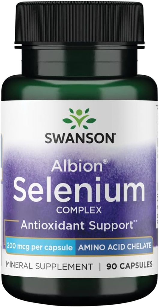 Swanson Albion Complexed Σελήνιο 200 mcg 90 Κάψουλες