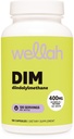 Wellah DIM Supplement (400mg) 120 Capsules - Diindolylmethane, with Calcium D-Glucarate, Dong Quai, and Black Cohosh Extract