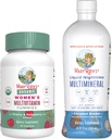 MaryRuth's Multivitamin Gummies for Women (Strawberry) & Liquid Nighttime Multimineral (Pineapple) 