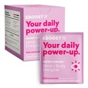 EBOOST Super Powder Drink Mix - Pink Lemonade 0.2 oz 20 Pack Hydration Energizer Electrolytes Powder - 13 Vitamins & Minerals - 110 mg Caffeine - 0 Added Sugar - No Artificial Flavors or Sweeteners