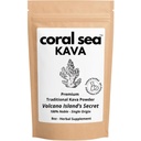 Kava Powder Noble Kava Kava Root Drink Vanuatu Traditional Grind Tea Calming Uplifting Heady Strong Natural Bitter Flavor Volcano Island's Secret 8oz