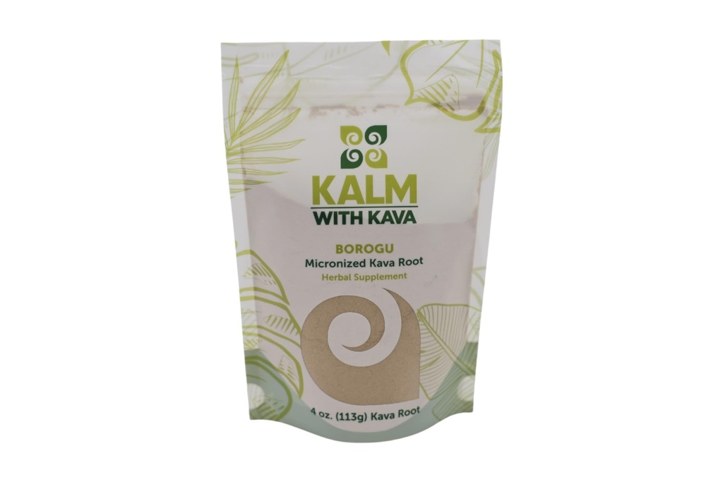 KALM with Kava Borogu Micronized Kava (4 oz)