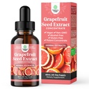 Εκχύλισμα γκρέιπφρουτ GSE Liquid - One Drop Daily - Super συμπυκνωμένο εκχύλισμα γκρέιπ-σπόροι Υγρές σταγόνες Πλούσιες σε Βιοφλαβονοειδή & Πολυφαινόλες για την Υγεία των Ούρων & την Ανοσοποιητική Υποστήριξη - 2ΟΖ - 60 Υπηρεσίες